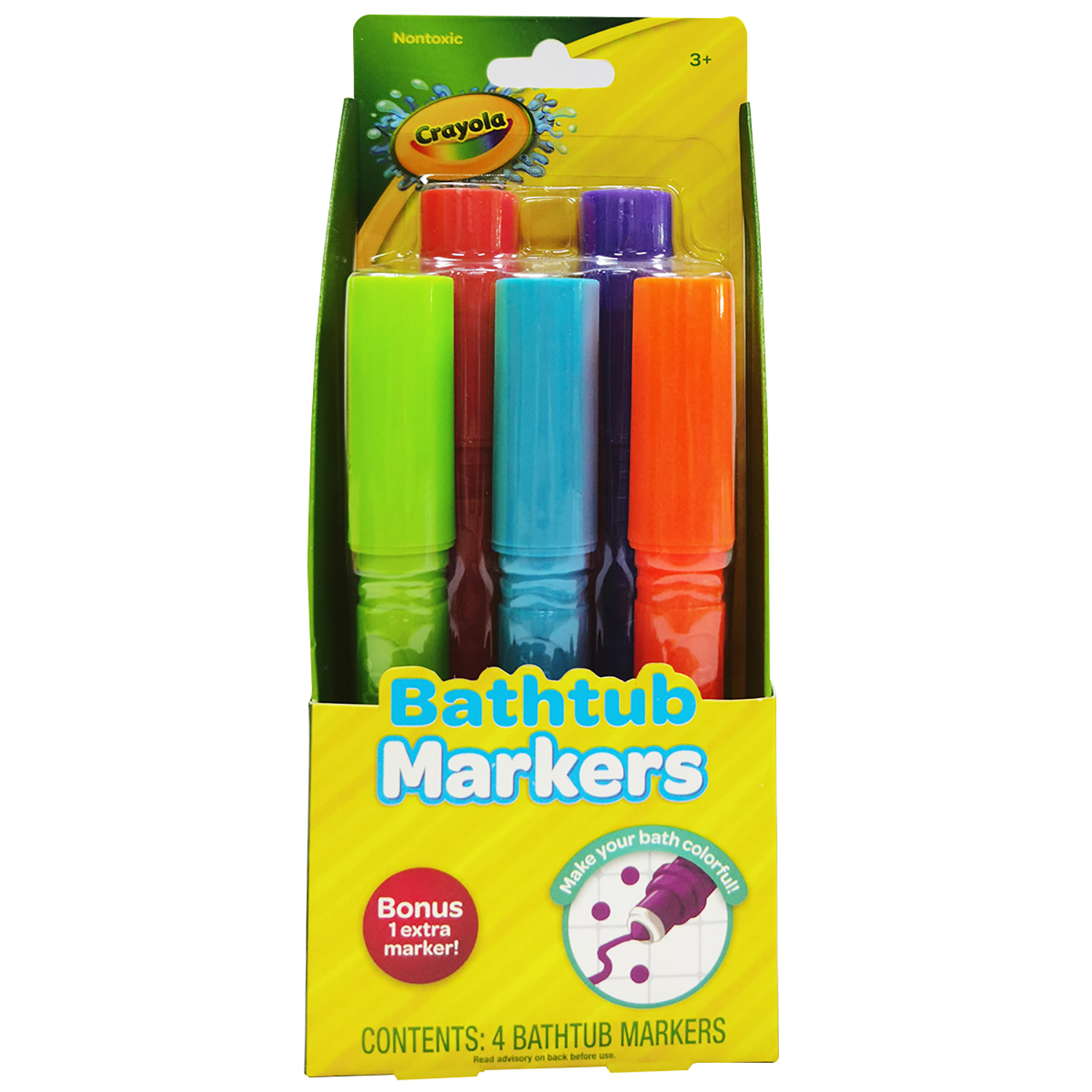 slide 1 of 2, Crayola Bathtub Markers, 5 ct
