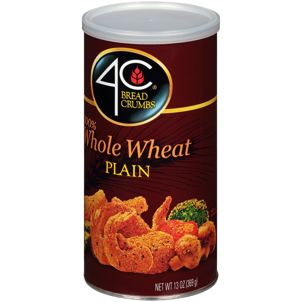 slide 3 of 8, 4C Bread Crumbs, 100% Whole Wheat, Plain, 13 oz