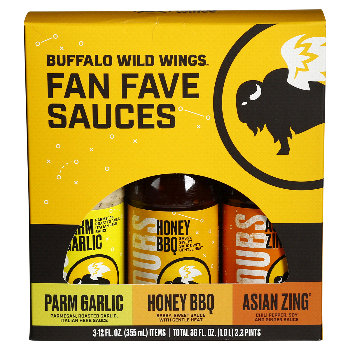 slide 1 of 8, Buffalo Wild Wings Fan Fave Sauces Parm Garlic, 12 fl oz