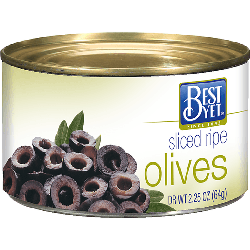 slide 1 of 1, Best Yet Salad Ripe Olives, 2.2 oz