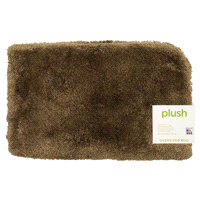 slide 3 of 5, Mohawk Plush Bath Rug, Coffee, 24 in x 40 in