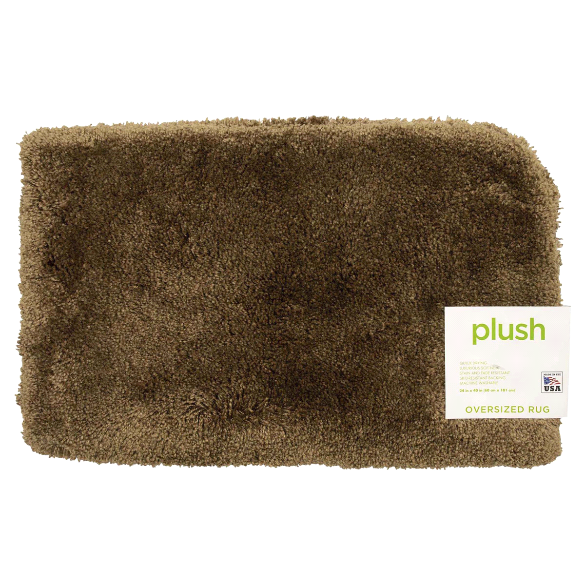 slide 5 of 5, Mohawk Plush Bath Rug, Coffee, 24 in x 40 in