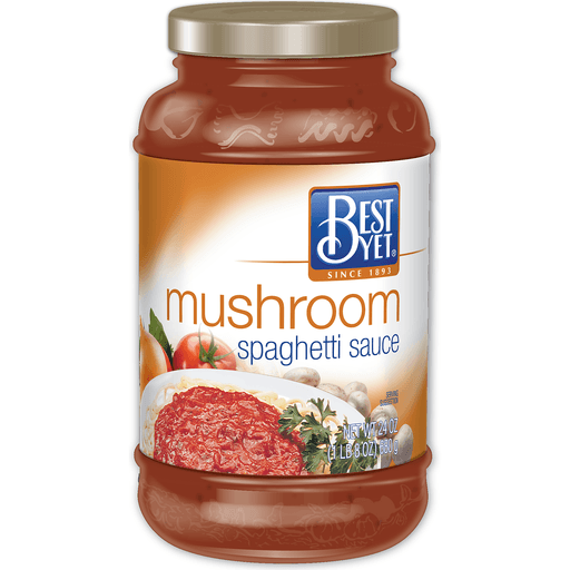 slide 1 of 1, Best Yet Pasta Sauce Mushroom, 24 oz