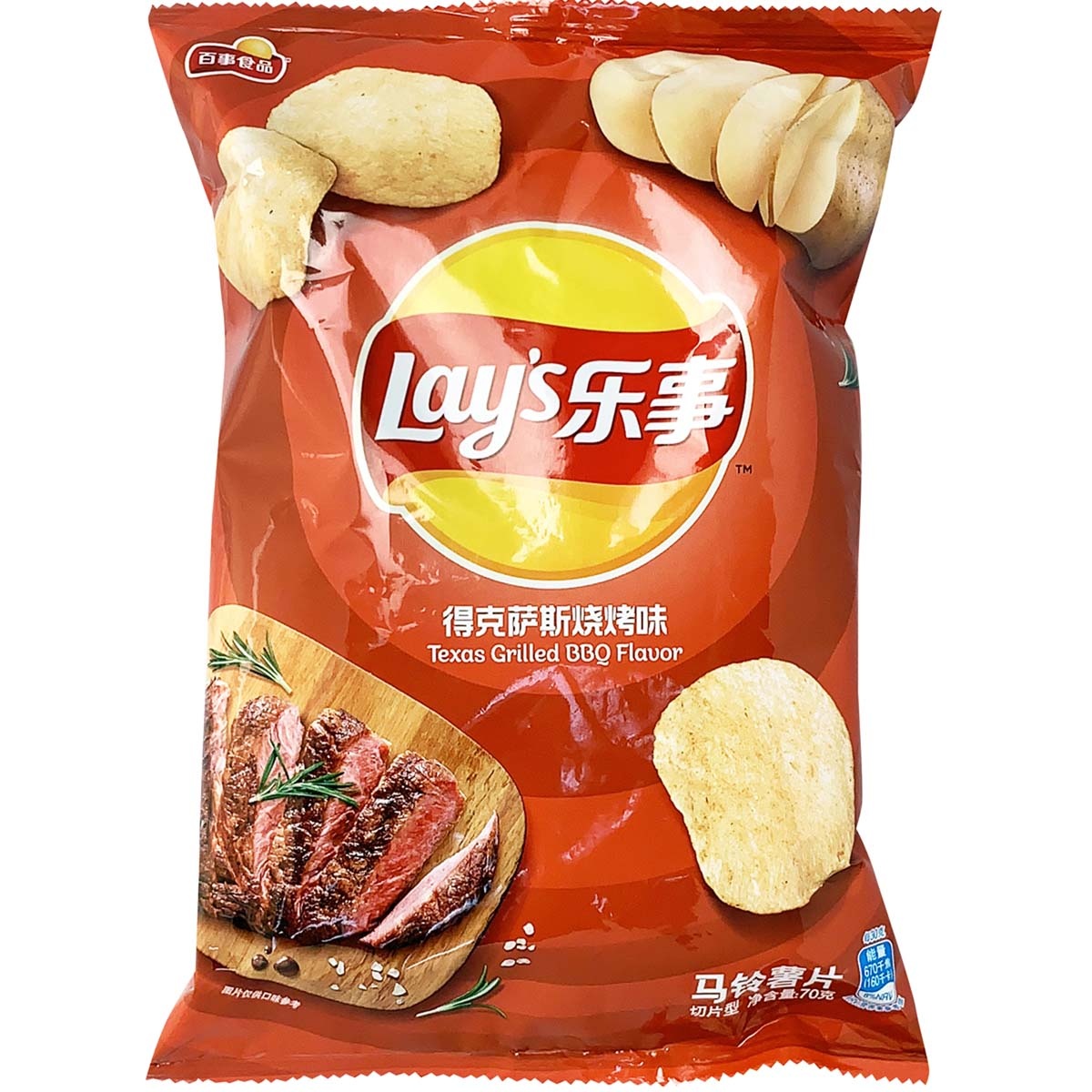 Lays Lay's Chips Texas Grilled Bbq Flv 2.29 oz Shipt