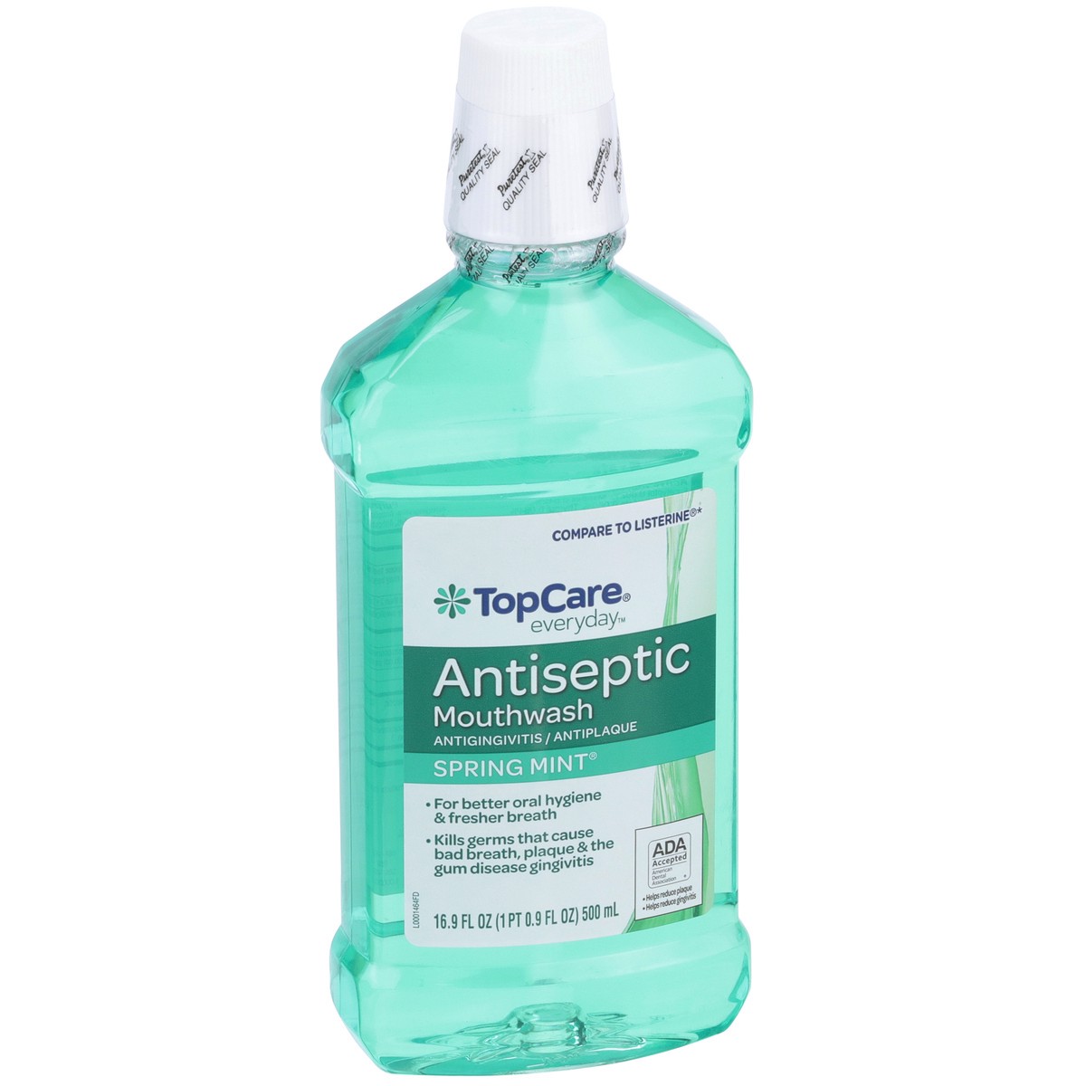 slide 2 of 9, TopCare Antigingivitis / Antiplaque Antiseptic Mouthwash, Spring Mint, 16.9 fl oz