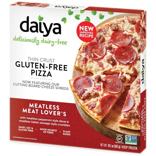 slide 1 of 1, Daiya Dairy Free Meatless Meat Lover's Gluten Free Pizza, 19.1 oz