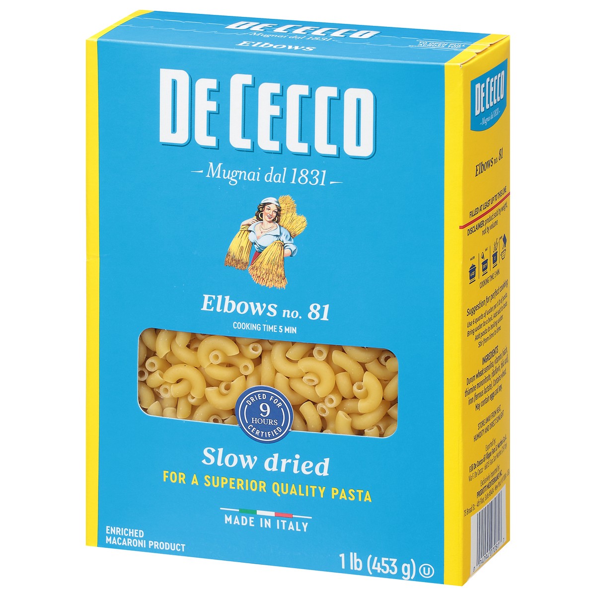 slide 7 of 9, De Cecco No. 81 Elbows 1 lb, 16 oz