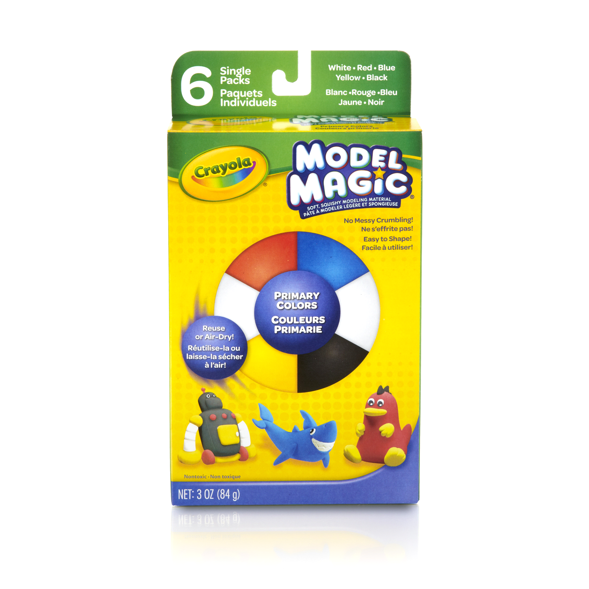 slide 1 of 3, Crayola Model Magic Modeling Material 6 ea, 6 ct