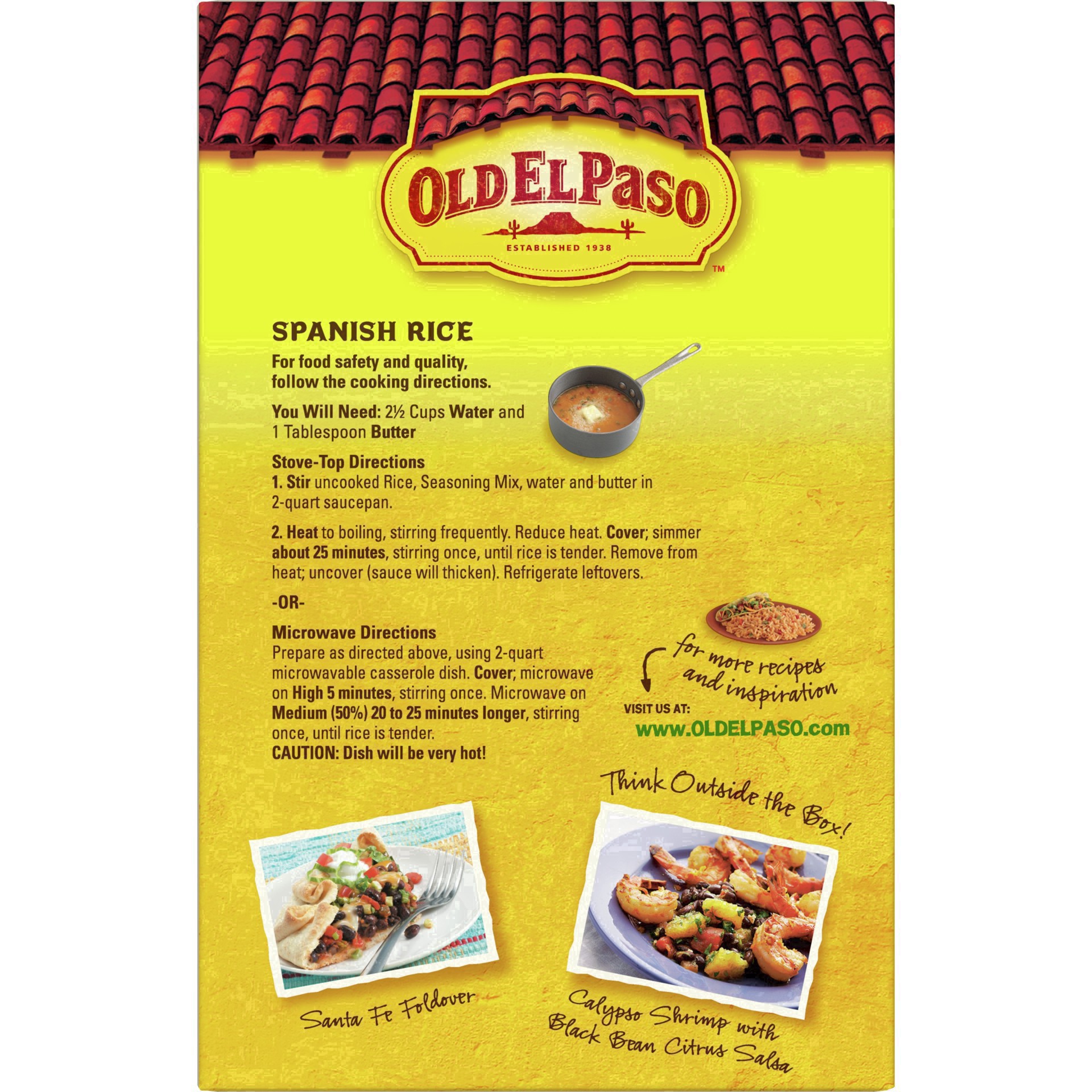 slide 55 of 83, Old El Paso Spanish Style Rice Mix, Side Dish, 7.6 oz, 7.6 oz