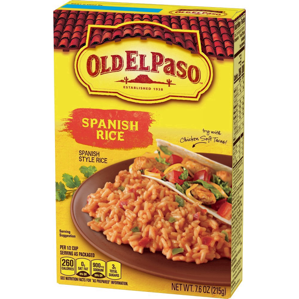 slide 60 of 83, Old El Paso Spanish Style Rice Mix, Side Dish, 7.6 oz, 7.6 oz