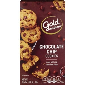 slide 1 of 1, CVS Gold Emblem Chocolate Chip Cookies, 12 oz; 340 gram