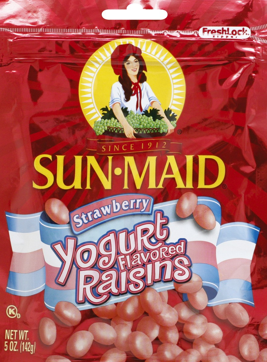 slide 1 of 6, Sun-Maid Strawberry Yogurt Flavored Raisins 5 oz, 5 oz