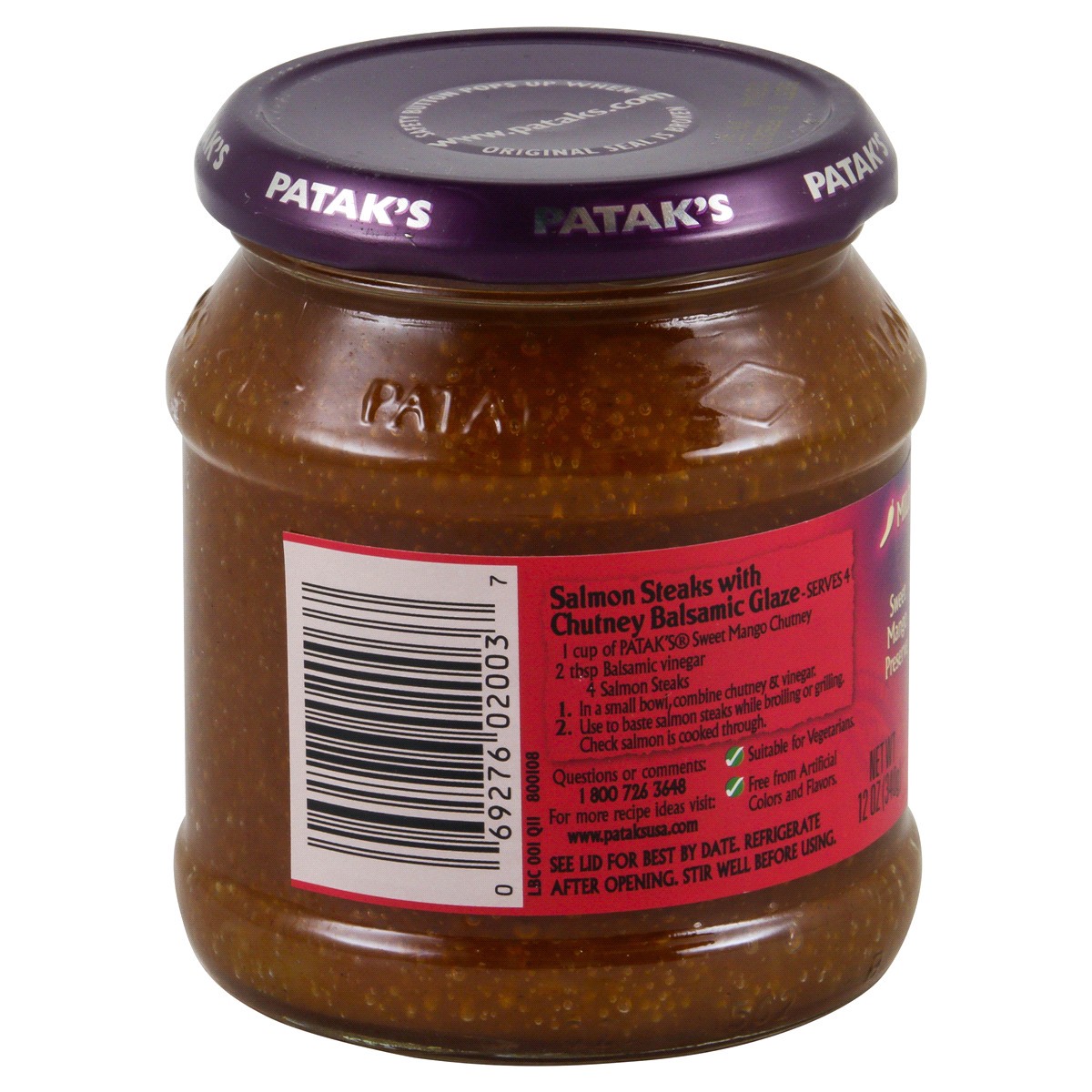 slide 3 of 4, Patak's Mild Sweet Mango Chutney 12 oz, 12 oz