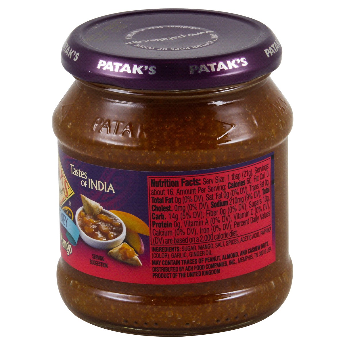 slide 4 of 4, Patak's Mild Sweet Mango Chutney 12 oz, 12 oz