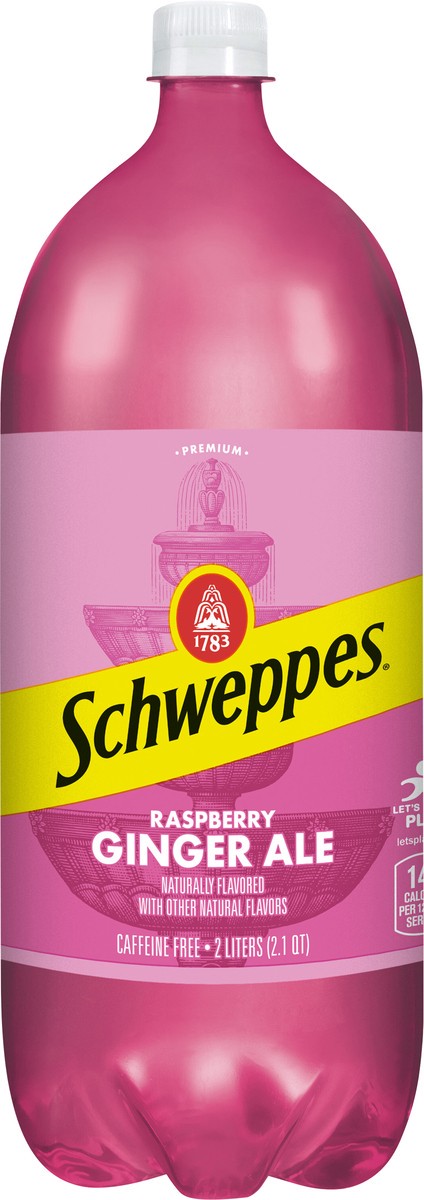 slide 1 of 11, Schweppes Raspberry Ginger Ale 2 lt, 2 liter