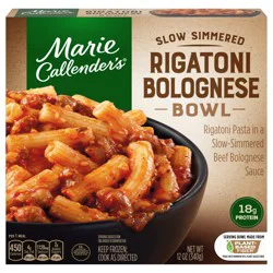 Marie Callender's Slow Simmered Rigatoni Bolognese Bowl, Frozen Meal, 12 oz.