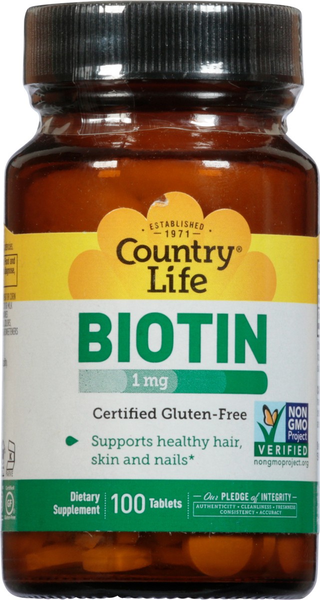 slide 12 of 12, Country Life Biotin 1000mcg, 100 ct