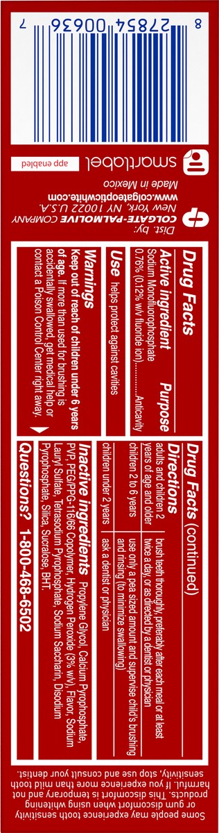 slide 5 of 7, Colgate Optic White Renewal Whitening Toothpaste, Brilliant Shine, 3 oz