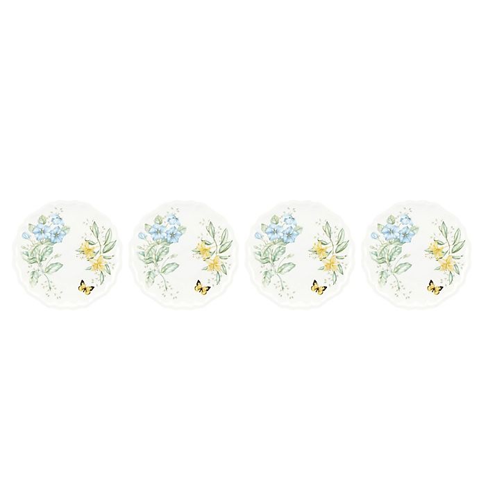 slide 1 of 1, Lenox Butterfly Meadow Melamine Dinner Plates, 4 ct