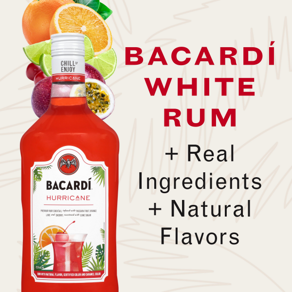 slide 12 of 21, Bacardi Hurricane 1.75 lt, 1.75 liter