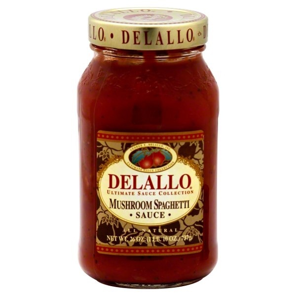 slide 1 of 1, DeLallo Mushroom Pasta Sauce, 24 oz