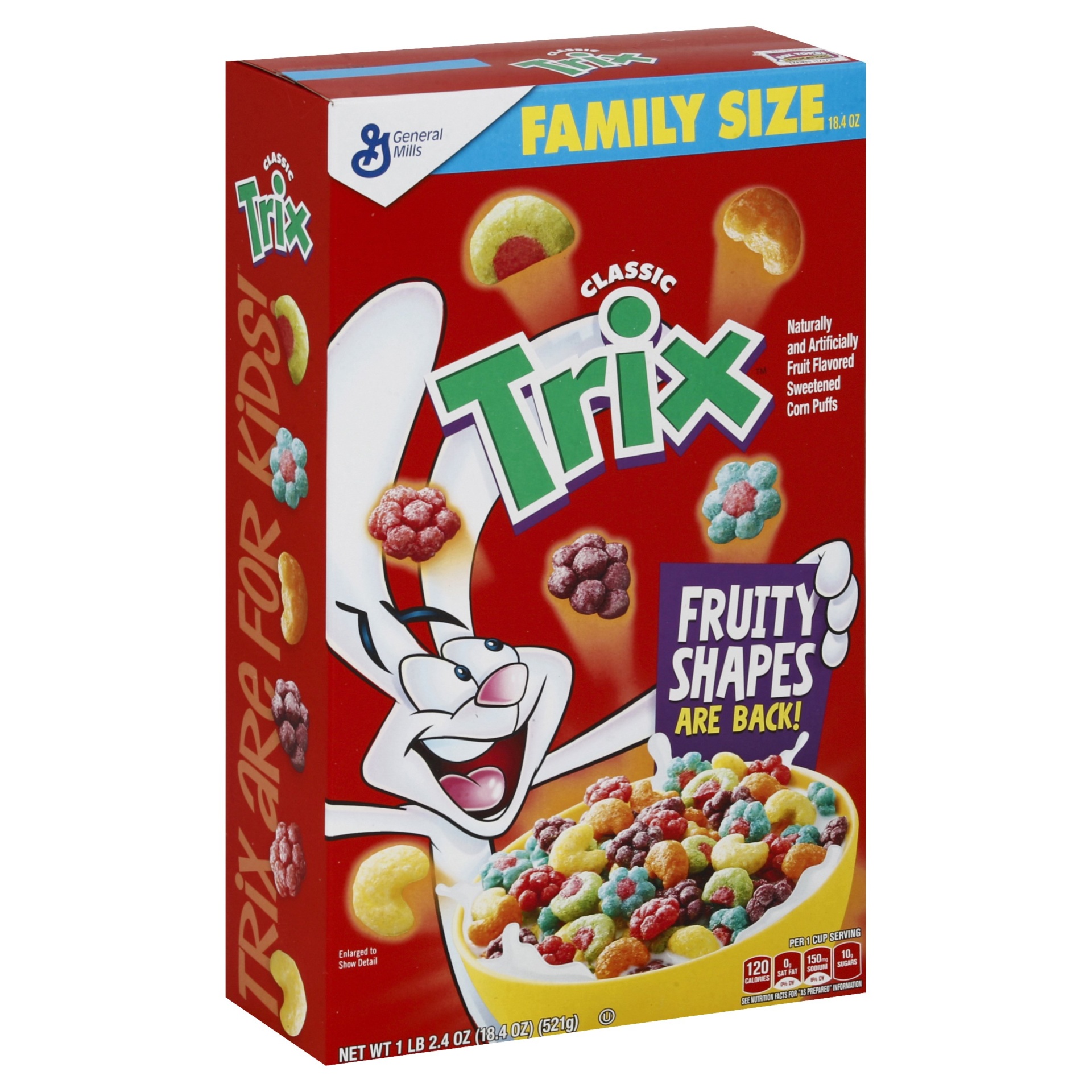 slide 1 of 1, Trix Cereal Wildberry Red Swirls, 18.4 oz