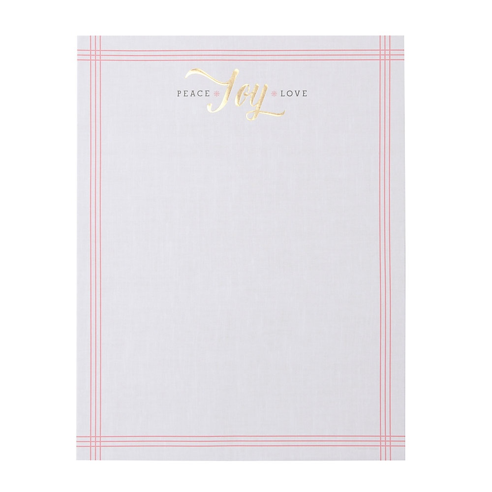 slide 1 of 1, Gartner Studios Holiday Stationery, Letter Paper Size, Joy, 40 Sheets, 40 ct