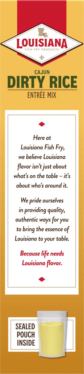 slide 13 of 13, Louisiana Fish Fry Products Cajun Dirty Rice Entree Mix 8 oz, 8 oz