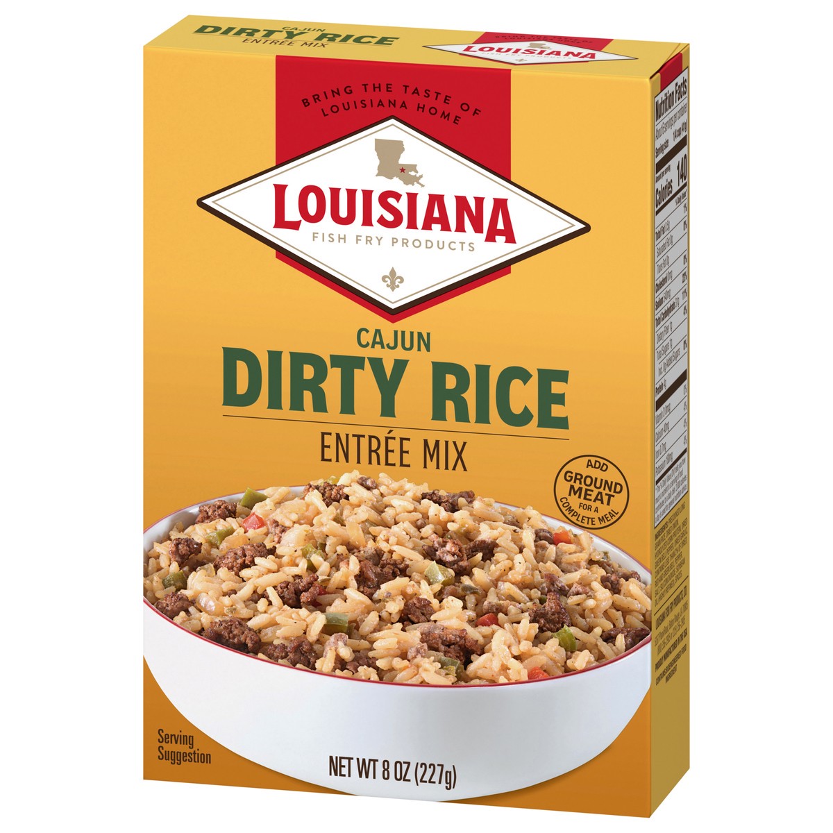 slide 11 of 13, Louisiana Fish Fry Products Cajun Dirty Rice Entree Mix 8 oz, 8 oz