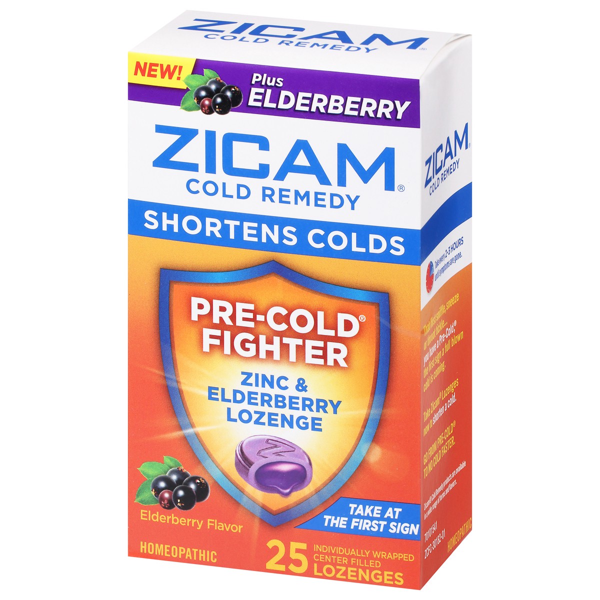 slide 3 of 9, Zicam Elderberry Flavor Cold Remedy 25 Lozenges, 25 ct