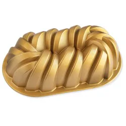 Nordic Ware 75th Anniversary Braided Loaf Pan - Gold