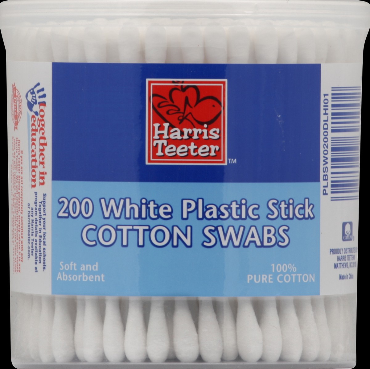 slide 8 of 8, Harris Teeter Cotton Swabs, 200 ct