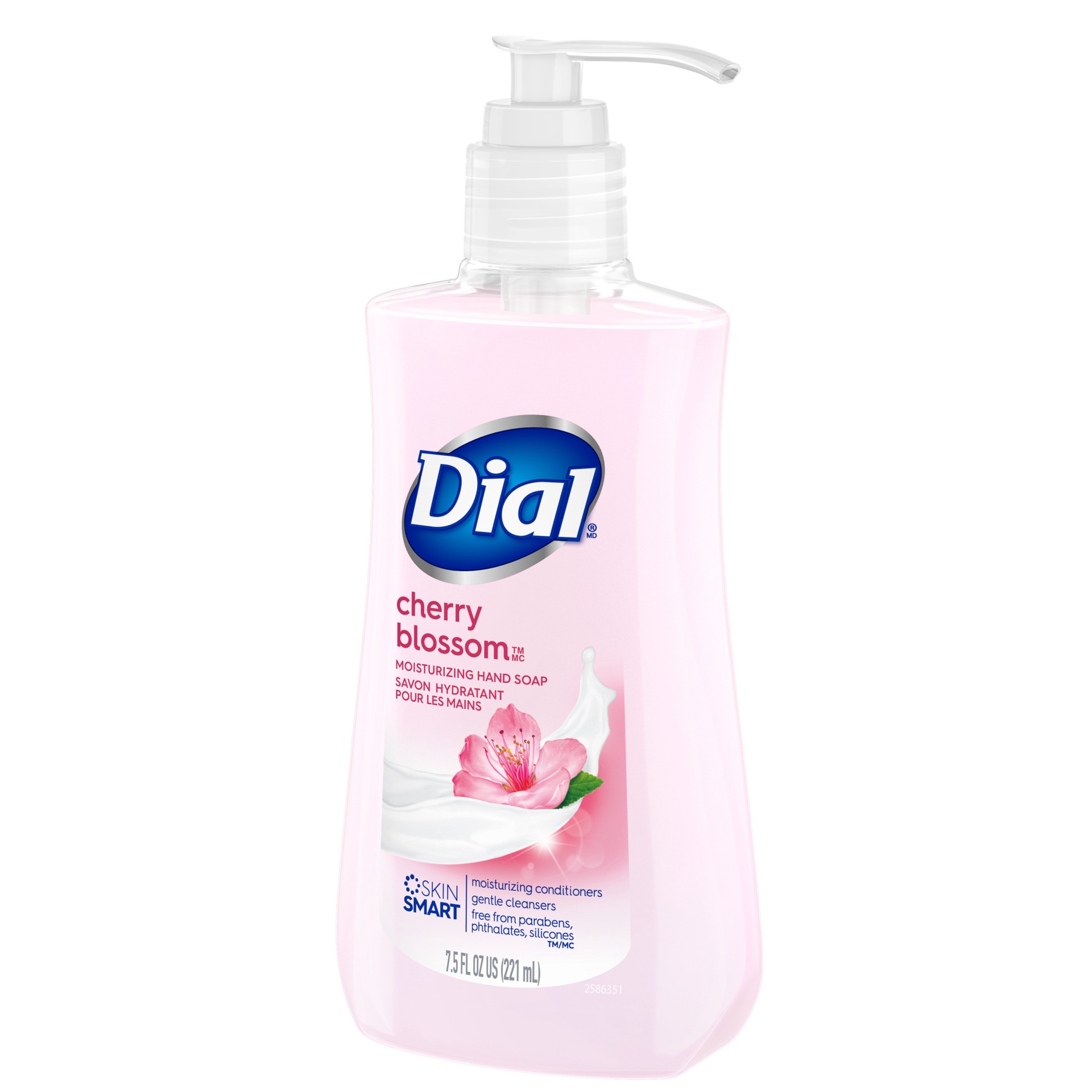 slide 4 of 5, Dial Liquid Hand Soap, Cherry Blossom, 7.50 fl oz