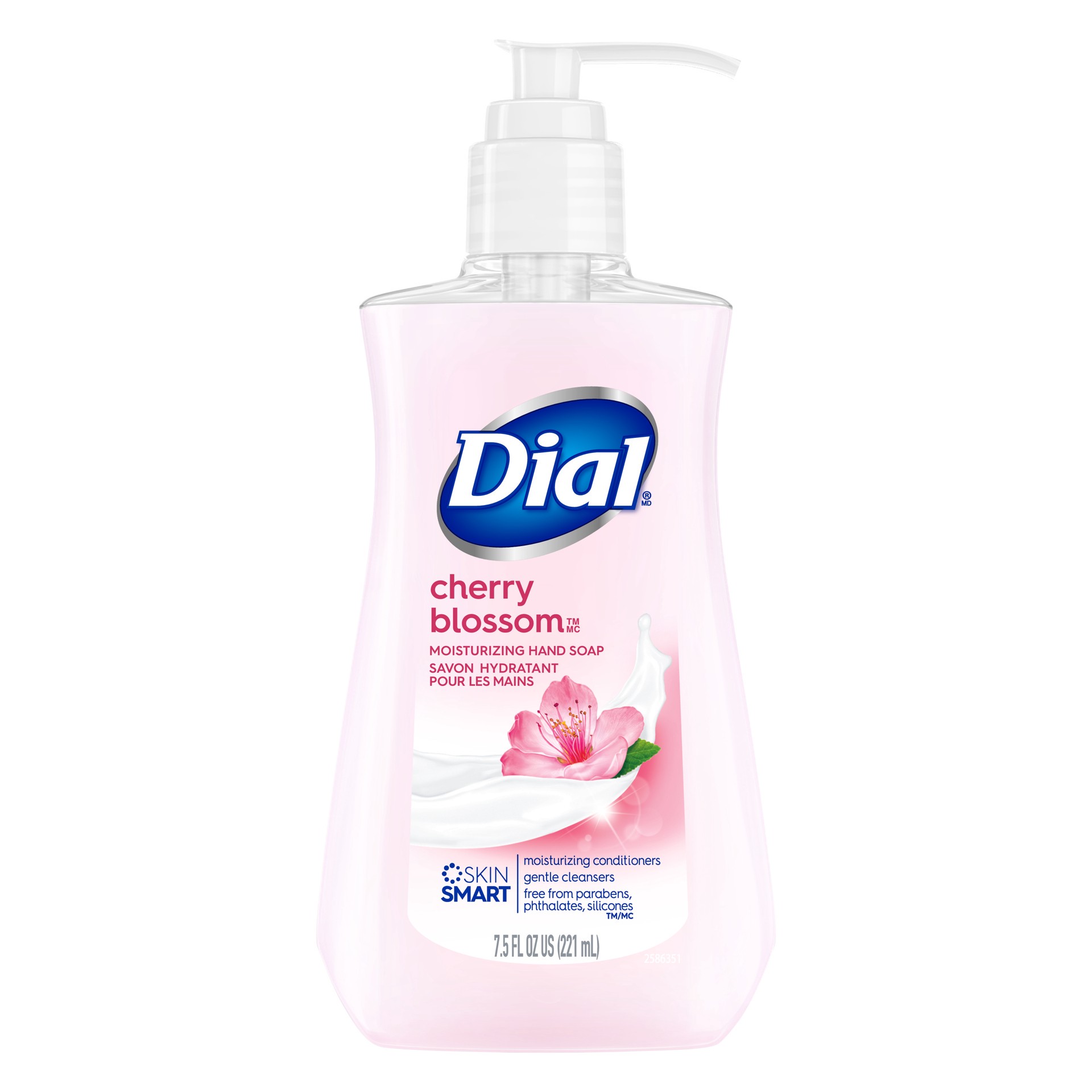 slide 5 of 5, Dial Liquid Hand Soap, Cherry Blossom, 7.50 fl oz