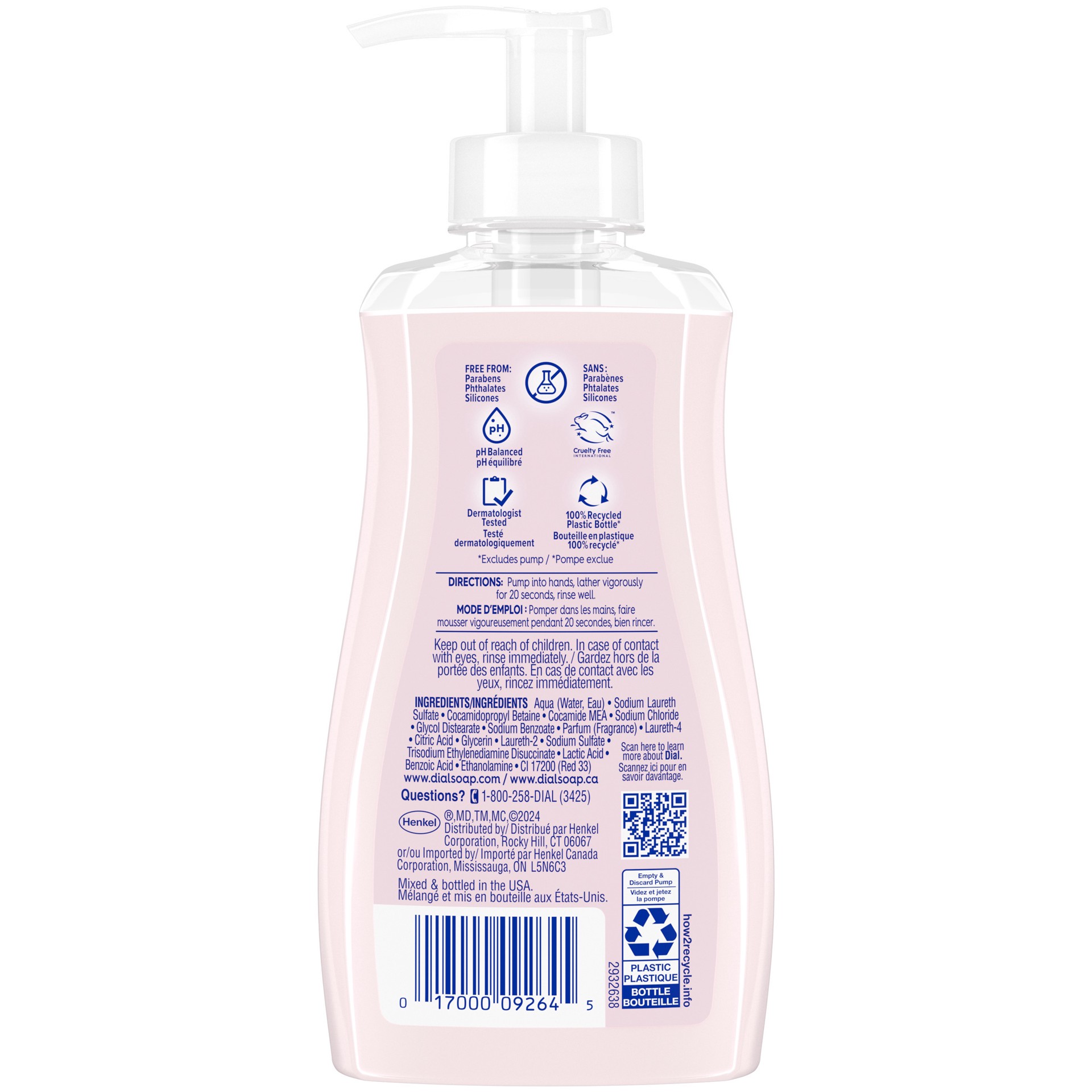 slide 1 of 5, Dial Liquid Hand Soap, Cherry Blossom, 7.50 fl oz