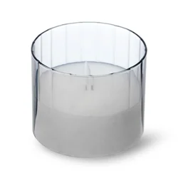 Mikasa Smoke Luster 3-1/4" LED Wax-Filled Candle