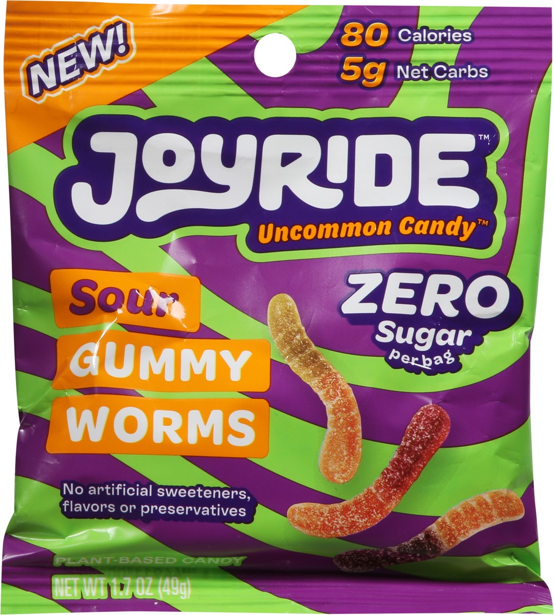 slide 8 of 9, Joyride Gummy Worms Sour Candy 1.7 oz, 1.7 oz