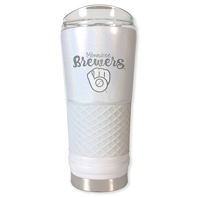 slide 1 of 1, MLB Milwaukee Brewers Opal Draft Tumbler, 24 oz