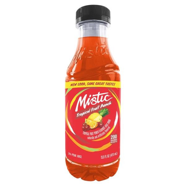 slide 1 of 1, Mistic Fruit Punch Juice Drink, 16 fl oz