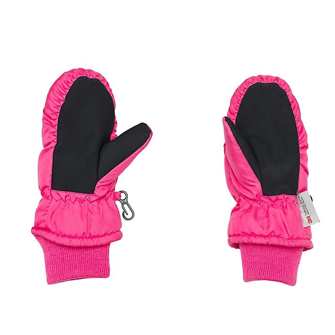 slide 2 of 2, Nolan Originals Toddler Ski Mittens - Pink, 1 ct