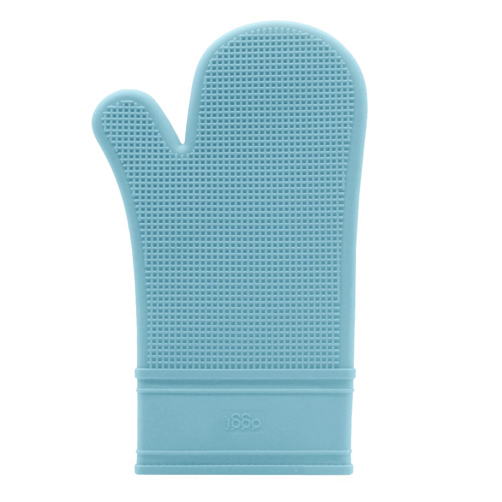 slide 1 of 3, Oggi Silicone Oven Mitt - Turquoise, 1 ct