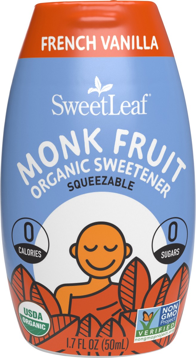 slide 4 of 5, SweetLeaf Org French Vanilla Mnkfruit - 1.7 fl oz,