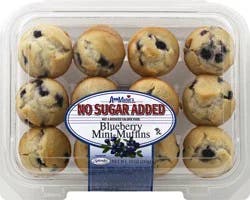 Ann Marie's Mini Muffins, No Sugar Added, Blueberry