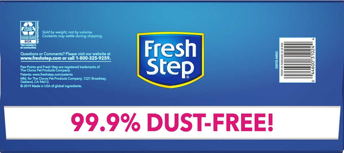 slide 5 of 8, Fresh Step Triple Action Clumping Cat Litter 25 lb, 25 lb