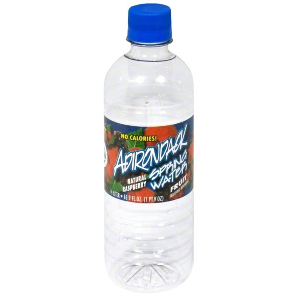 slide 1 of 1, Adirondack Natural Raspberry Spring Water, 6 ct; 16.9 fl oz