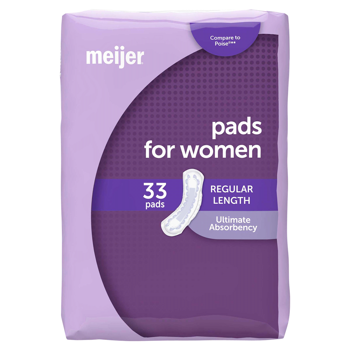 slide 1 of 21, Meijer Bladder Control Pads, Ultimate Absorbency, 33 ct