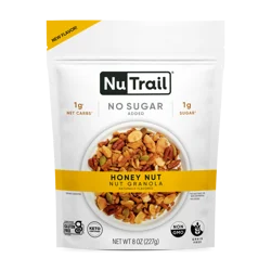 NuTrail No Sugar Added Sweet & Crunchy Honey Nut Granola 8 oz