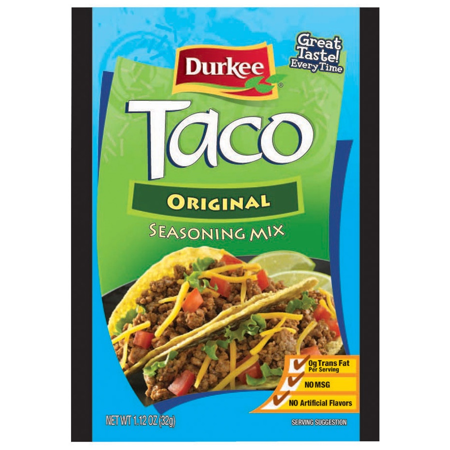 slide 1 of 1, Durkee Taco Seasoning Mix, 1.25 oz