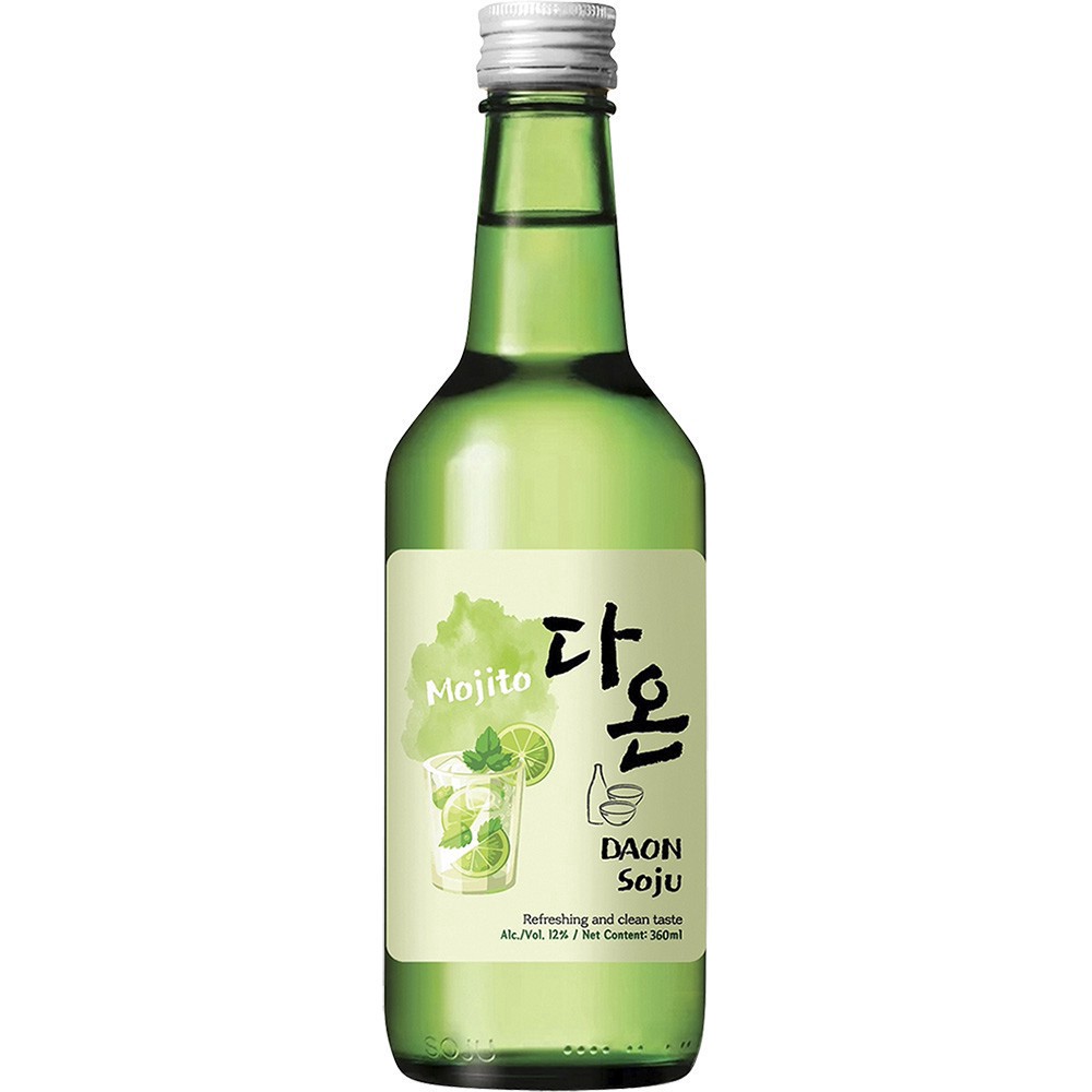 slide 1 of 1, Daon Mojito Soju, 375 ml