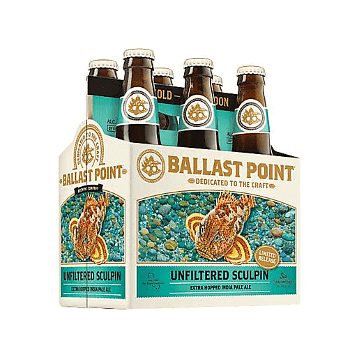 slide 1 of 1, Ballast Point Brewing Co. Unfiltered Sculpin, 6 ct; 12 oz